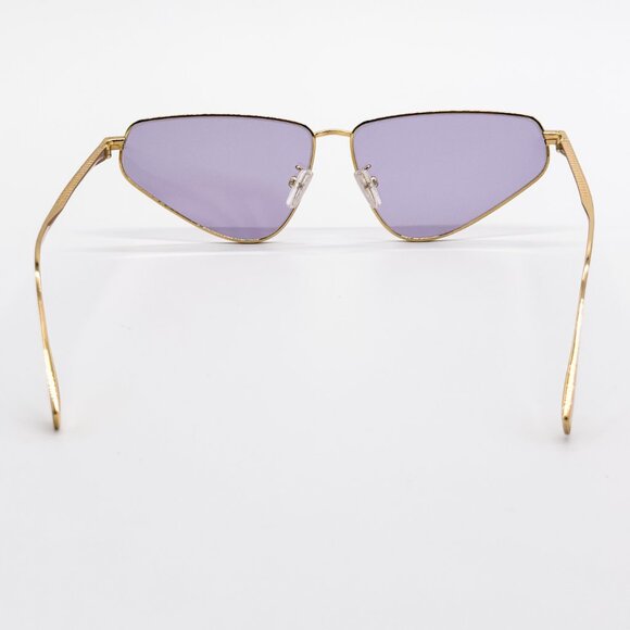 NEW FENDI FE40068U 30S SUNGLASSES WOMEN GOLD VIOLET CAT EYE EYEWEAR FENDI - Picture 11 of 16